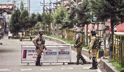 Ahead Of Article Verdict Security Tightened In J K