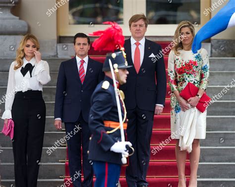 Mexicos President Enrique Pena Nieto Second Editorial Stock Photo