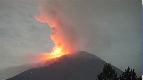 Qué está pasando con el volcán Popocatépetl YouTube