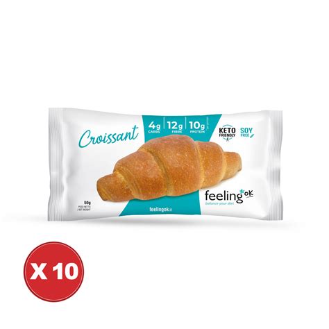 Vendita Online FEELING OK CROISSANT OPTIMIZE 50 G 10 Confezioni