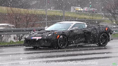 [SPIED] C8 Corvette E-Ray Prototype Testing on the German Autobahn ...