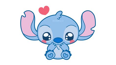 Dibujar Stitch Kawaii