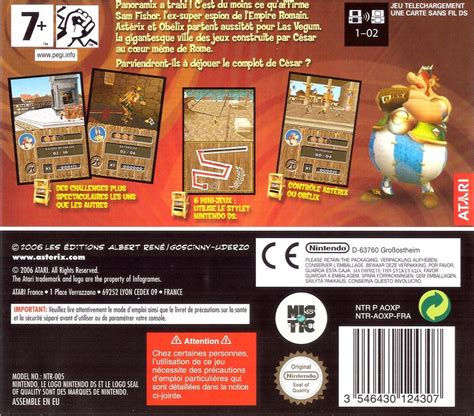 Ast Rix Ob Lix Xxl Mission Wifix Nintendo Ds Box Cover Art