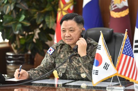 박한기 합참의장 마크 밀리 美 합참의장과 통화한‧미연합방위태세 확고히 유지