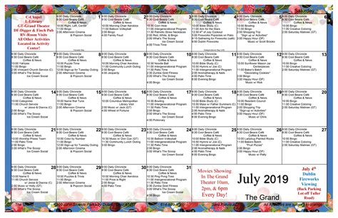 Individual activity calendars for senior citizens – Artofit