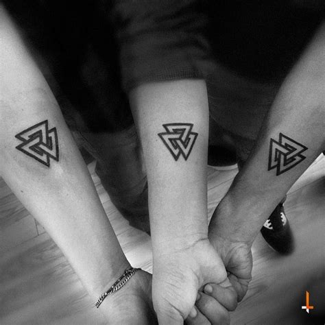 No.66 Three bros :: Three triangle #tattoo #traingles #brotherhood # ...