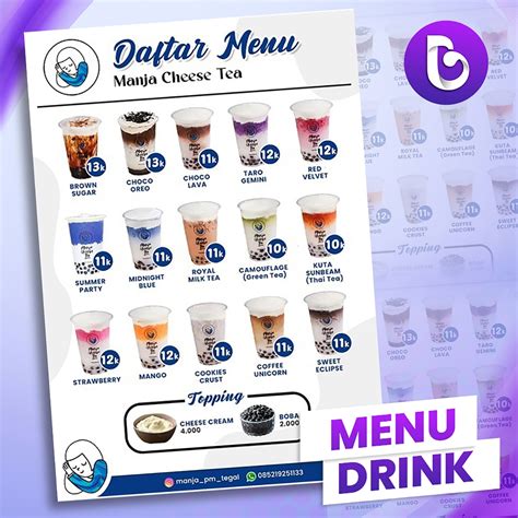 Jual Jasa Desain Buku Menu Makanan Dan Minuman Kekinian Shopee Indonesia