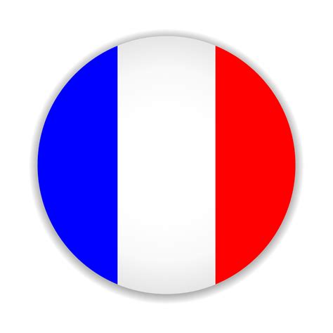 Round Flag Of France Vector Illustration 14635896 Vector Art At Vecteezy