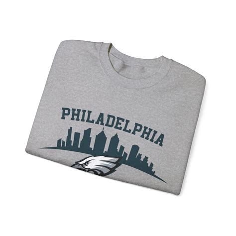 Philadelphia Eagles Crewneck Sweatshirt Etsy