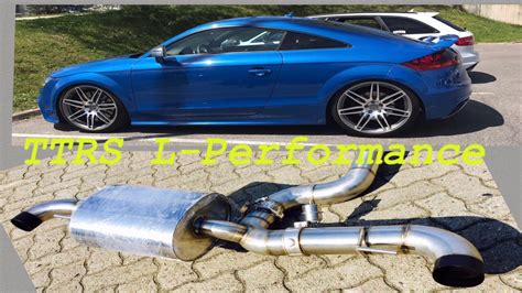 Audi Tt Rs J Klappen Abgasanlage Mm L Performance Exhaust Youtube