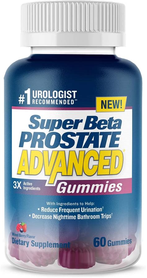 Amazon Super Beta Prostate Advanced Gummies Delicious Urologist