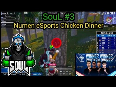 Team SouL 3 Nemen ESports Chicken Dinner In Rooter X Nodwin