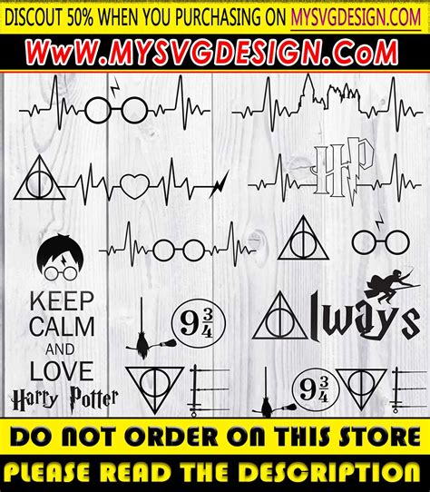 4700 Files Harry Potter Svg Layered Svg Cricut Cut Files Digital Vector File Cut File For