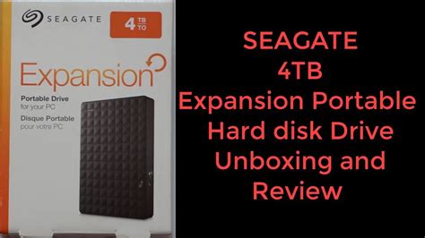 Unboxing Seagate 4tb Portable Hdd And Review Youtube