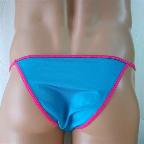 K Colored Sexy Mens Tanga String Bikini Bulge Pouch Swim Bikini Ebay