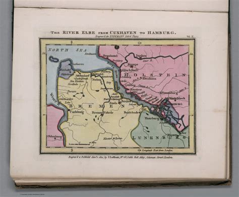 Plate 2 From Vol 2 The River Elbe From Cuxhaven To Hamburg David