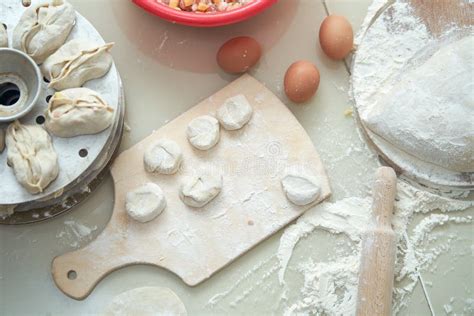 Manta Alimenticia Nacional Uzbeka Como Bolas Antecedentes De