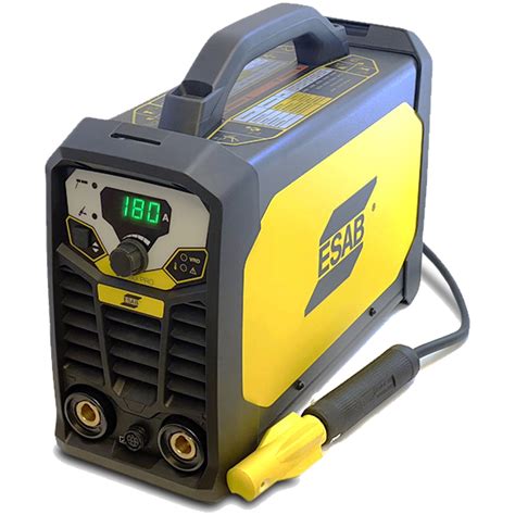 Saldatrice Inverter Ad Elettrodo 180A ESAB Con Kit Cavi E Pinze