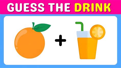 Can You Guess The Drink By Emoji Emoji Quiz Challange Youtube