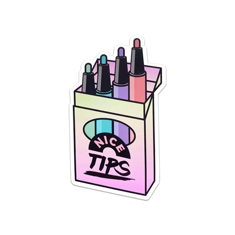 Nice Tips Sticker Two Girls Co