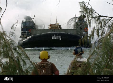 Us Navy A U S Navy Landing Craft Air Cushion Lcac Assigned To