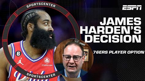 Woj James Harden Hasn T Made A Decision Yet About His Player Option With The 76ers