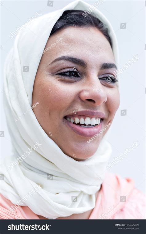 Nice Moroccan Woman Hijab Typical Arabic Stock Photo 1954625809