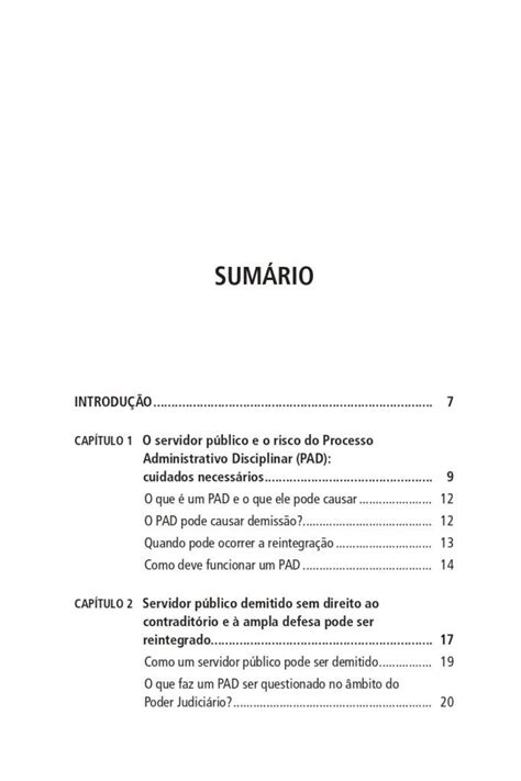 Pad Processo Administrativo Disciplinar Direitos B Sicos Na Pr Tica