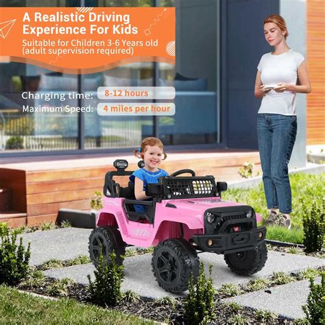 12V Remote Control Off Road Ride On Electric Vehicle Car For Children ...