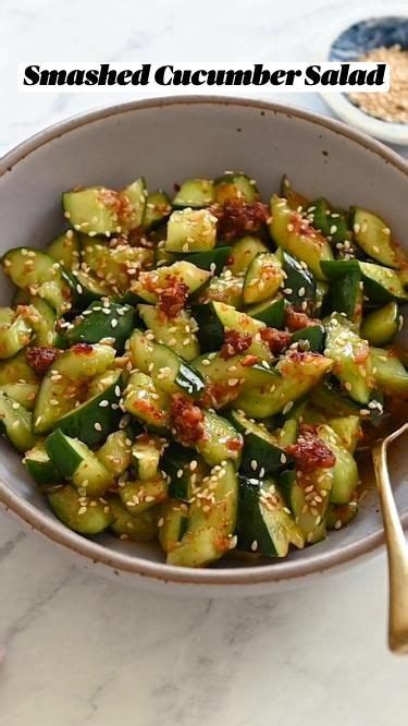 10 Min Easy Spicy Smacked Cucumber Salad Artofit