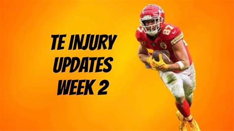 Nfl Week Te Injury Updates Dr Edwin Porras Travis Kelce Mark