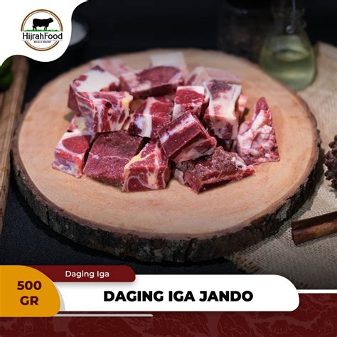 Jual Hijrahfood Iga Tulang Muda Jando Sandung Lamur Sapi Beef Brisket