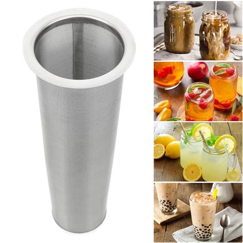 Crtynell 304 Stainless Steel Cold Brew Coffee Filter Cone Mesh With