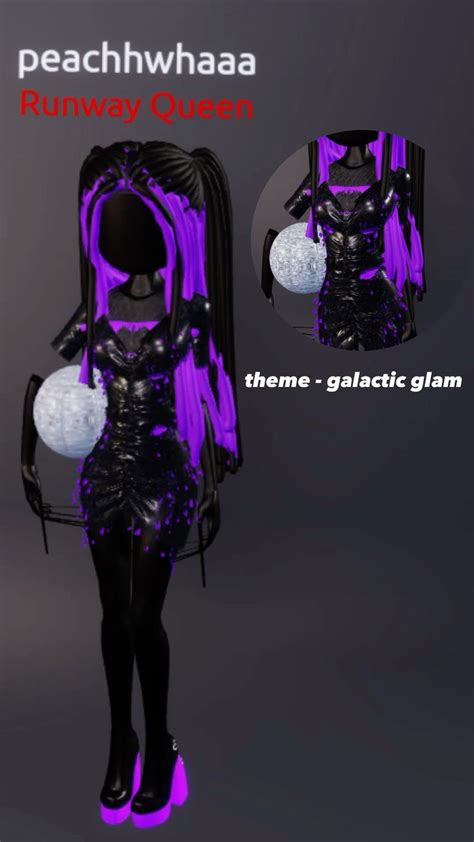 Dress To Impress Galactic Glam Theme Outfit Inspo In 2024 Dress To