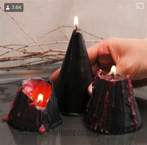 Volcano Candle Volcano Candle Candles Bee Wax Candles