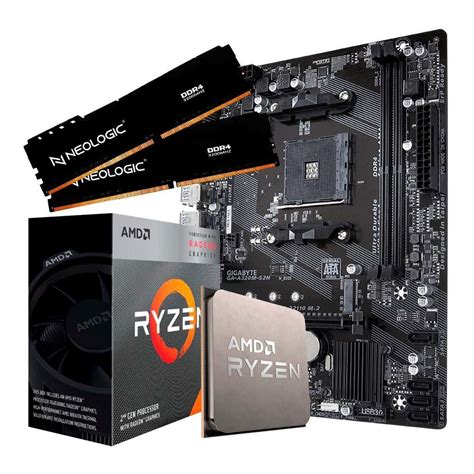 Kit Upgrade Neologic Nli Amd Ryzen Placa M E A M