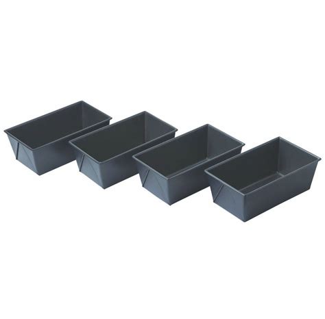 Chicago Metallic Non Stick Mini Bread Loaf Pan Set Of 4 575 X 325