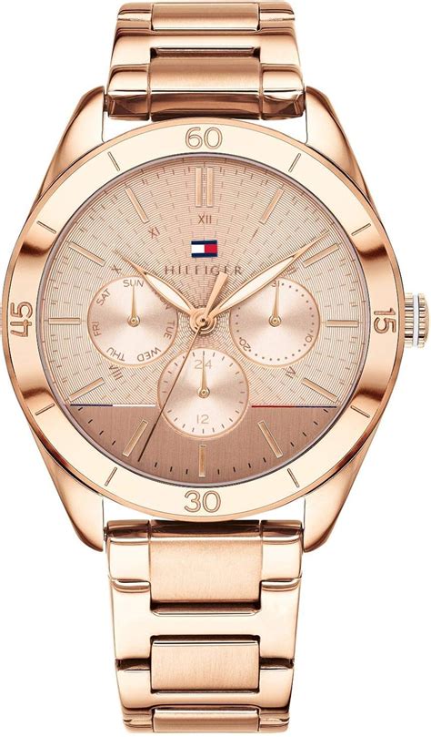 Tommy Hilfiger Reloj Multiesfera Para Mujer De Cuarzo Con Correa En