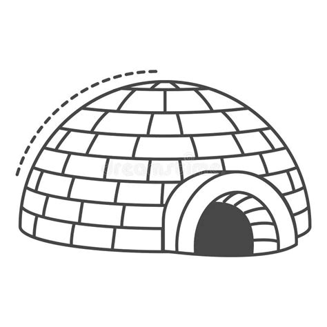 Igloo Icon Set Simple Style Stock Vector Illustration Of Cave House