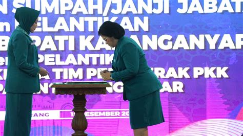 Shinta Lantik Endar Sebagai Pj Ketua Tp Pkk Karanganyar Pemerintah