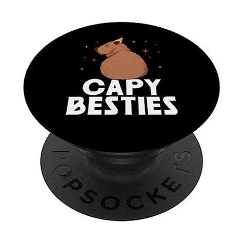 Capy Besties Animal Capybaras Capybara Cute Rodent Popsockets Swappable