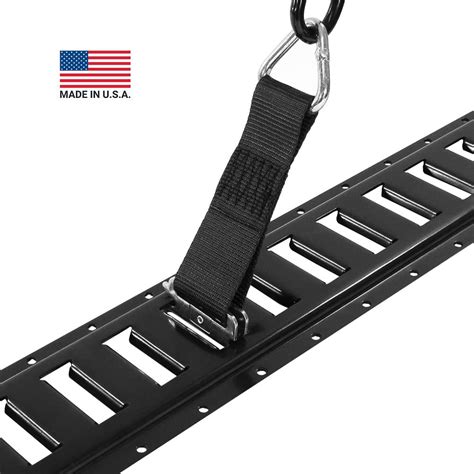 Pit Posse 11015BK 4 E Track Horizontal 5 Ft Rails For Tie Downs 4