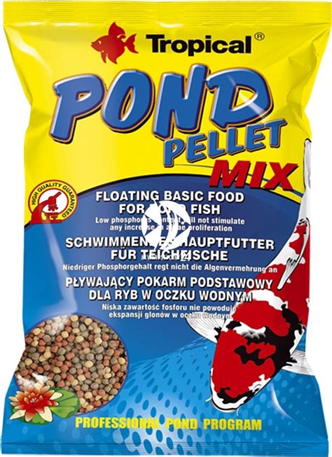 Tropical Pond Pellet Mix G L Worek Akwarystyczny Pl