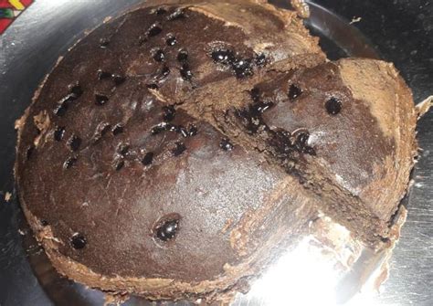 Simple Eggless Chocolate Cake Using Choco Chips Recipe Food Wire