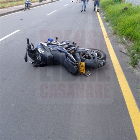 Prensalibrecasanare On Twitter Un Motociclista Result Gravemente