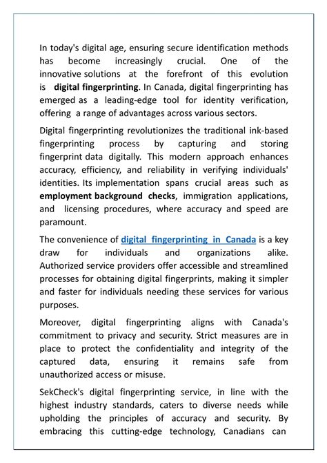 Ppt Secure Identity Verification The Advantages Of Digital Fingerprinting In Canada Powerpoint