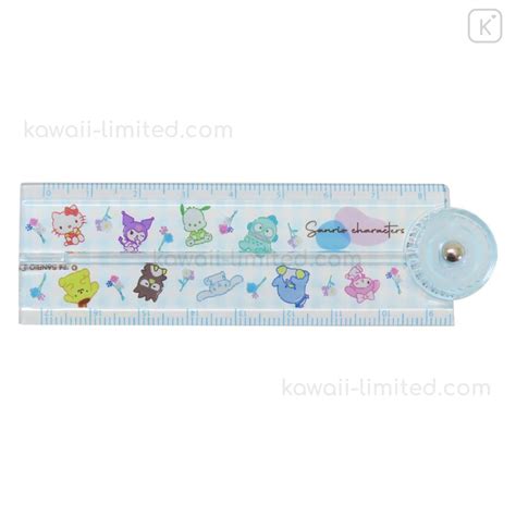 Japan Sanrio Folding Ruler 17cm - Characters : Colorful Flora | Kawaii Limited