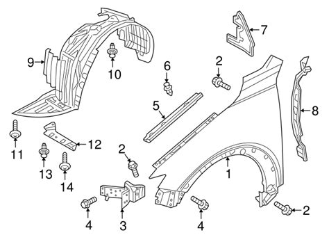 Mazda Cx Fender Driver S Side Lh D E C