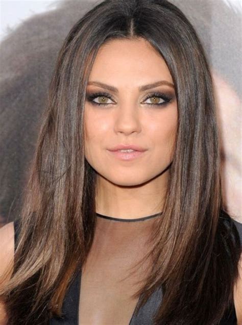 Mila Kunis Hair Hair Highlights Light Brown Hair Dark Hair