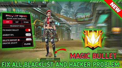 Free Fire Magic Bullet Config File 100 Rank Working 100 Anti